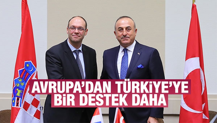 Avrupa'da Türkiye'ye bir destek de Hırvatistan'dan