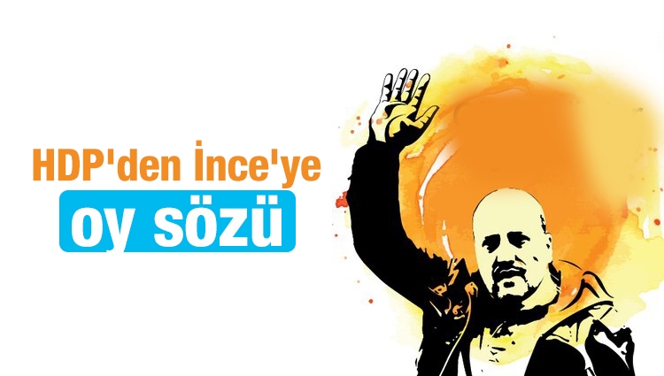 HDP'den Muharrem İnce'ye oy sözü