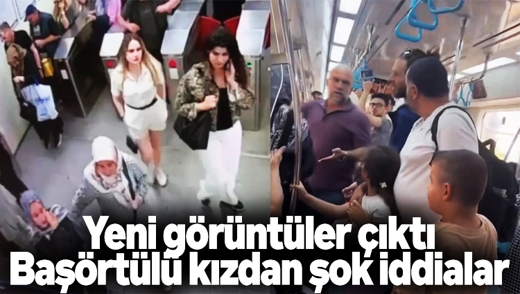 Marmaray'da çocuklu babaya yumruklu saldırıda yeni gelişme: Genç kızdan Başörtüsüne hakaret iddiası
