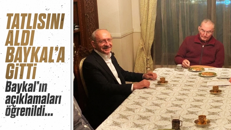 Kılıçdaroğlu, Deniz Baykal'ı evinde ziyaret etti. Deniz Baykal: Seçim kampanyasında görev almak istiyorum