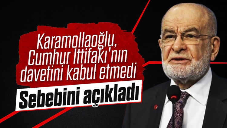 Temel Karamollaoğlu, Cumhur İttifakı'nın davetini kabul etmedi