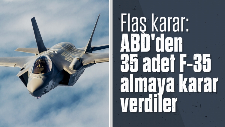 Almanya, ABD'den 35 adet F-35 almaya karar verdi