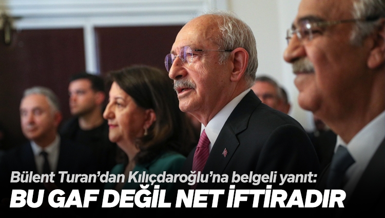 Kılıçdaroğlu'nun "TBMM tutanağında Kürtçe" iddiasına, AK Partili Bülent Turan'dan belgeli yanıt