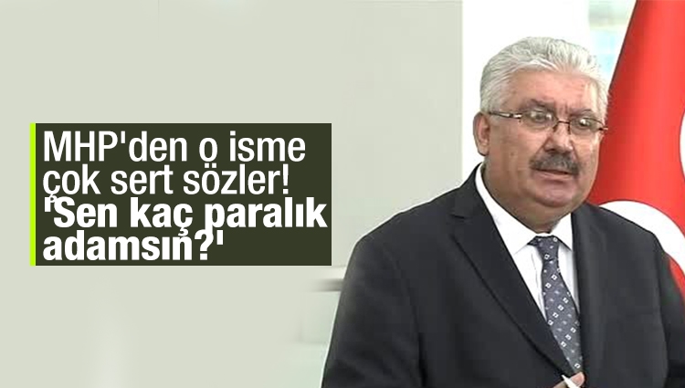 Yeni parti iddialarıyla gündeme gelen isme MHP'den çok sert sözler! 'Sen kaç paralık adamsın?'