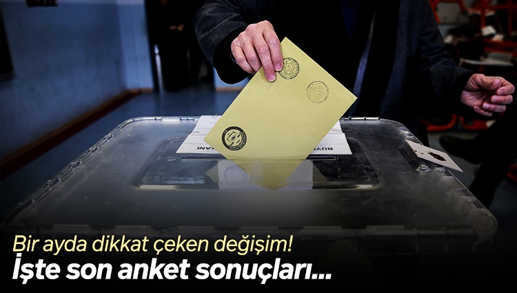 Son seçim anketi açıklandı: AK Parti, Aralık ayında yüzde 36,2 iken Ocak ayında yüzde 39,2 oranına yükseldi