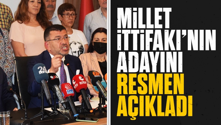 CHP Genel Başkan Yardımcısı Veli Ağbaba, Millet İttifakı'nın adayını açıkladı