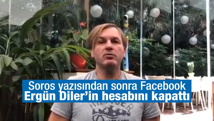 Facebook Ergün Diler'in hesabını kapattı!