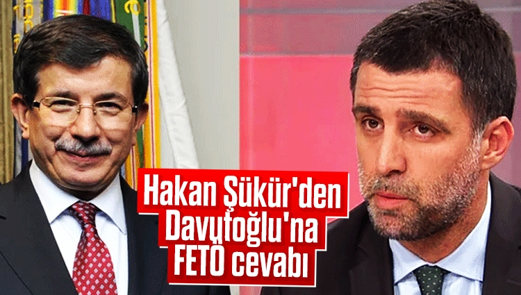 Hakan Şükür'den Ahmet Davutoğlu'na FETÖ cevabı