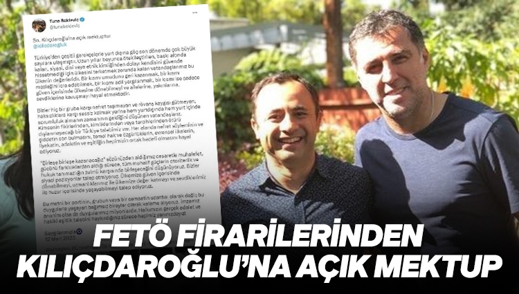 Hakan Şükür dahil FETÖ'cülerden Kılıçdaroğlu'na mektup