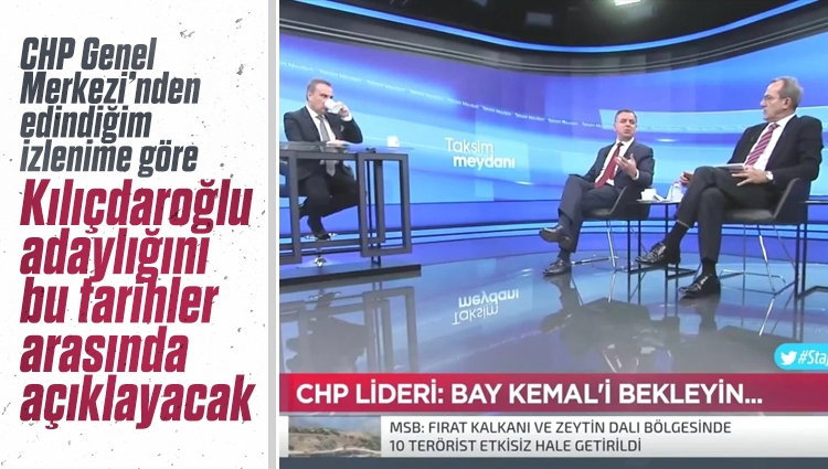 Barış Yarkadaş: Kılıçdaroğlu; 15 Şubat, 1 Mart arasında adaylığını açıklayacak