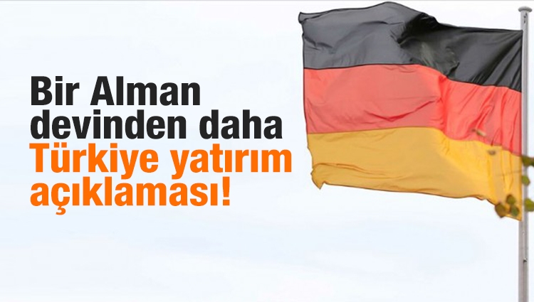 Bir Alman devinden daha Türkiye yatırım açıklaması! 'Yeni fabrika için Türkiye ilk adresimiz'
