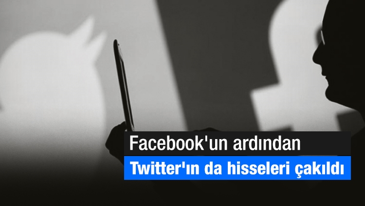 Facebook'un ardından Twitter'ın da hisseleri çakıldı