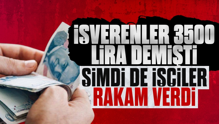 Türk-İş: İşçinin kırmızı çizgisi 4 bin liradır