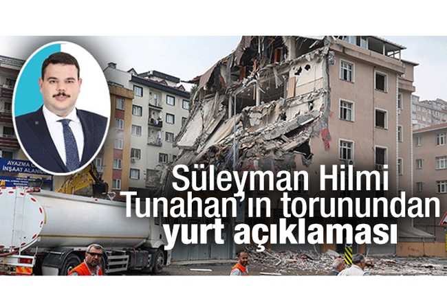 Süleyman Hilmi Tunahan'ın torunundan 'yıkım' provokasyonuna açıklama