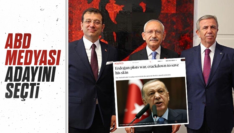 ABD merkezli Politico: Muhalefeti birleştirici isim İmamoğlu. Diktatör Erdoğan giderse Batı rahatlayacak