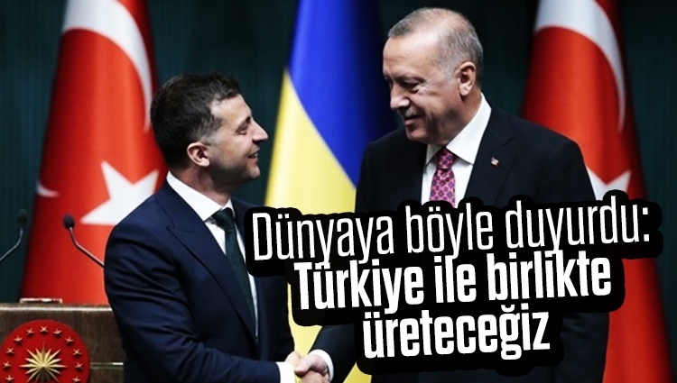 Dünyaya böyle duyurdu: Türkiye ile birlikte üreteceğiz