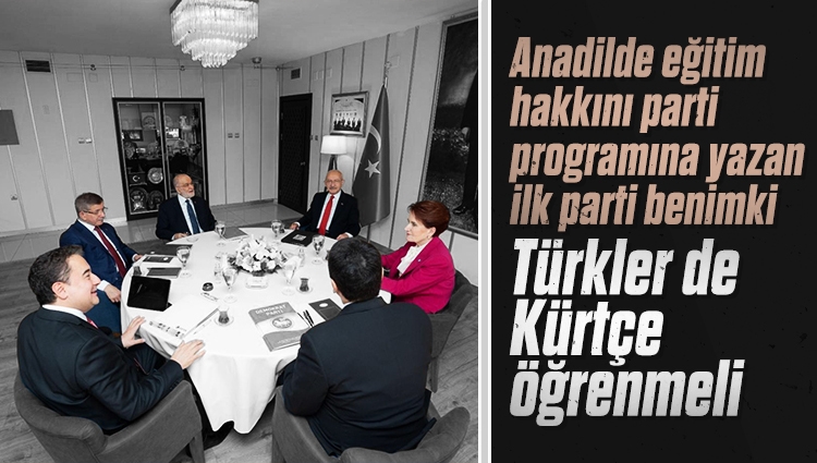 Ahmet Davutoğlu: Türkler de Kürtçe öğrenmeli