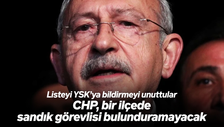 CHP, sandık görevlileri listesini YSK'ya zamanında bildirmeyi unuttuğu için Pamukkale'deki 712 sandıkta görevli bulunduramayacak