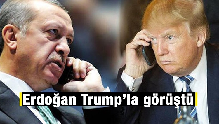 Son dakika... Cumhurbaşkanı Erdoğan, Trump ile görüştü