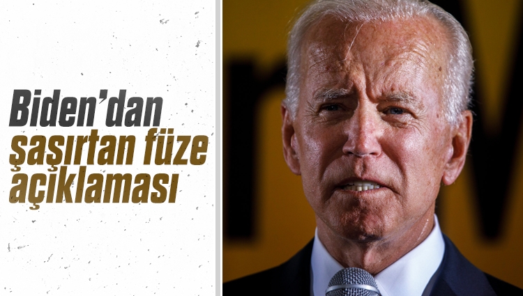 Joe Biden: Füzenin Rusya'dan fırlatılmış olma ihtimali düşük