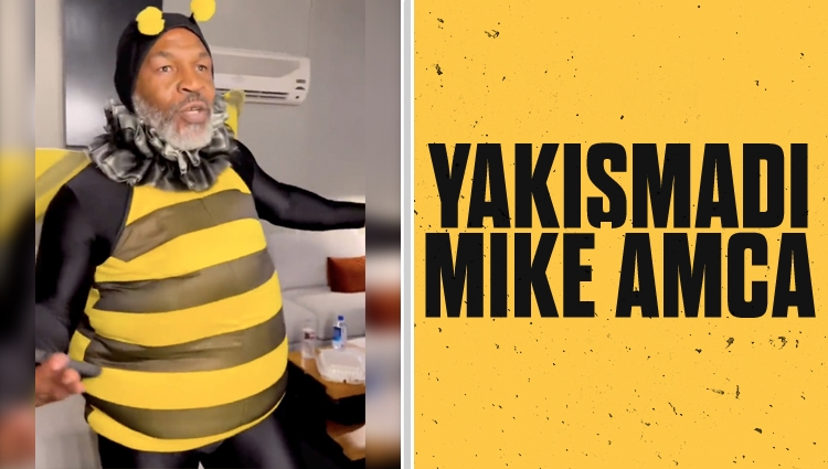 Mike Tyson'dan arı kostümlü dans