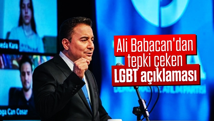 Ali Babacan'dan tepki çeken LGBT açıklaması
