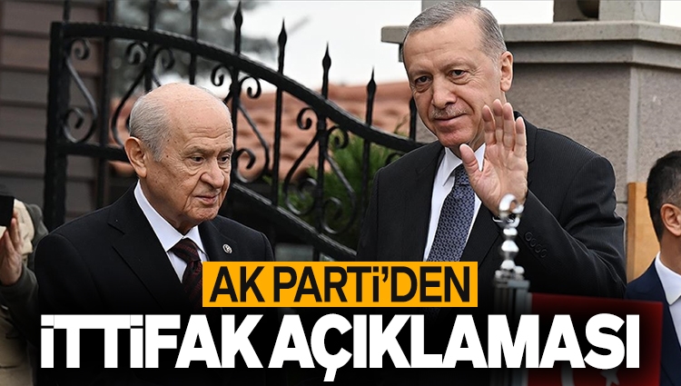 AK Parti'den ittifak açıklaması: Cumhur İttifakı yoluna kararlılıkla devam ediyor