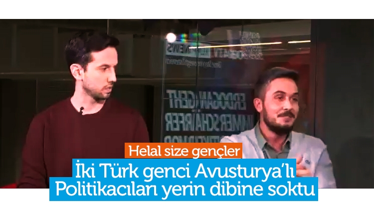 İki Türk genci Batılı politikacıları ezdi geçti
