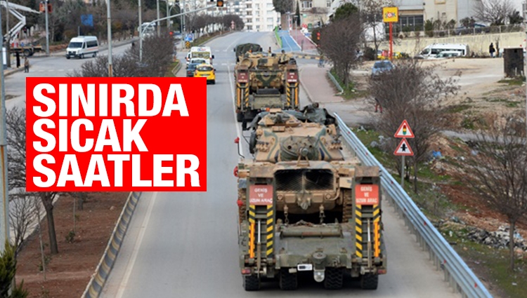 Türkiye "misliyle karşılık verilecek" demişti! Tanklar sınıra ilerliyor