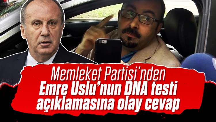 Memleket Partisi’nden FETÖ'cü Emre Uslu’nun DNA testi açıklamasına olay cevap