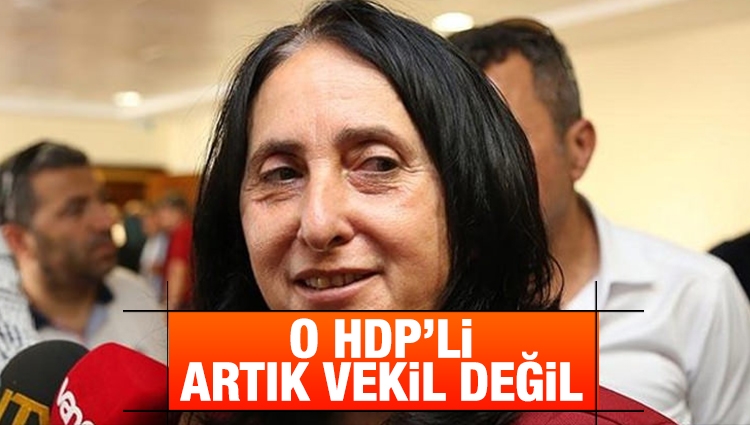 HDP'ye bir şok daha! Vekilliği düşürüldü