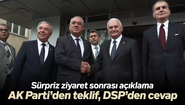 AK Parti'nin ziyareti sonrası DSP'den açıklama: Katkı vermek istiyoruz