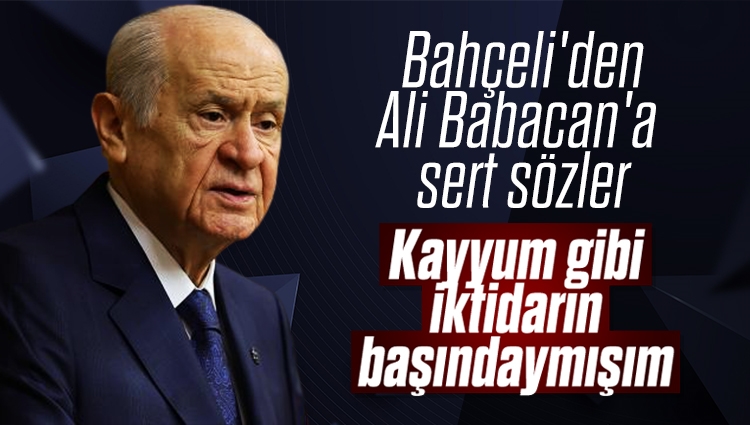 Devlet Bahçeli'den Ali Babacan'a sert sözler