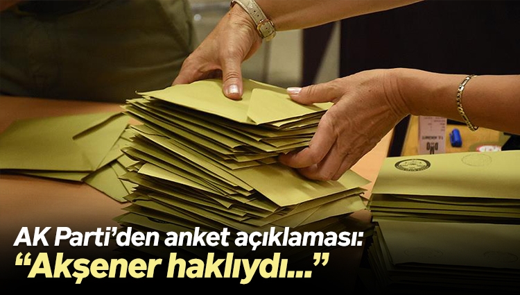 AK Parti'den anket açıklaması: "Akşener haklıydı..."