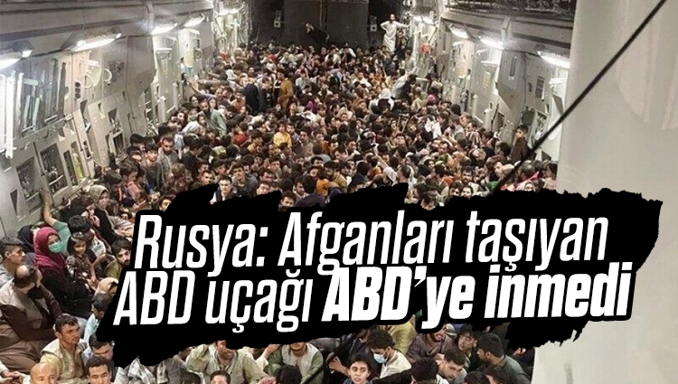 Rusya: Afganları taşıyan ABD uçağı Uganda'ya indi