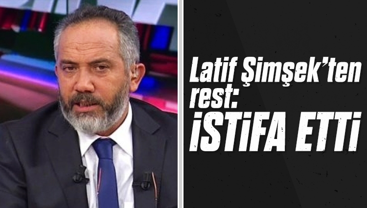 Latif Şimşek’ten rest: İstifa etti