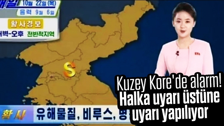 Kuzey Kore'de alarm! Halka uyarı üstüne uyarı yapılıyor