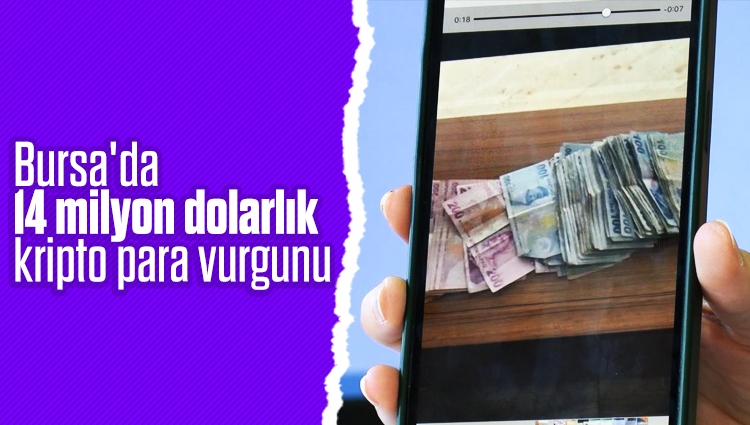 Bursa'da 14 milyon dolarlık kripto para vurgunu
