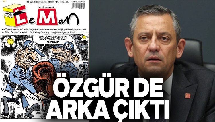 Özgür Özel'den Leman Dergisi'ndeki karikatür hakkında ilk açıklama