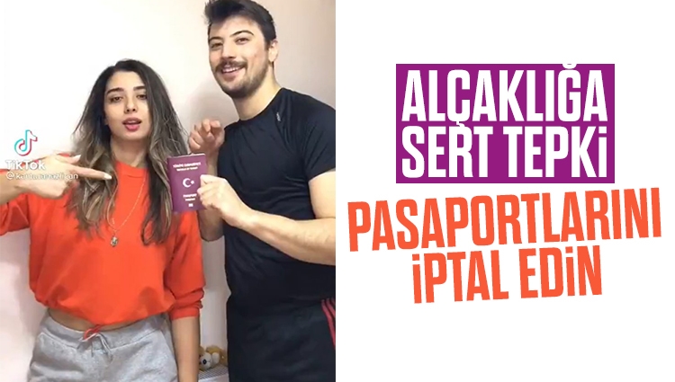 TikTok hesaplarından Türk pasaportunu aşağılayan video paylaştılar