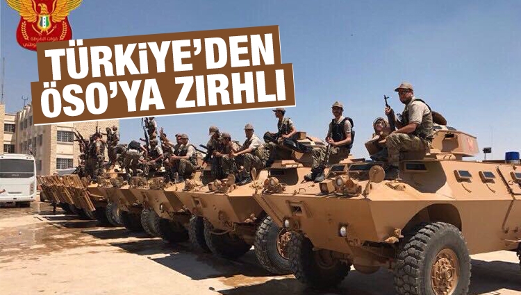 TSK'dan Özgür Suriye Polisi'ne zırhlı araçlar