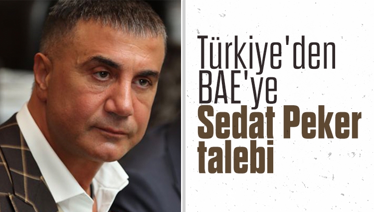 Türkiye'den BAE'ye Sedat Peker talebi