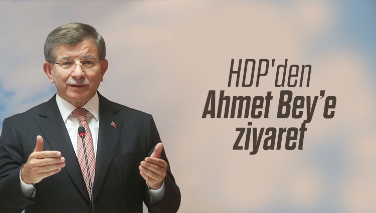 HDP'den Ahmet Davutoğlu'na ziyaret
