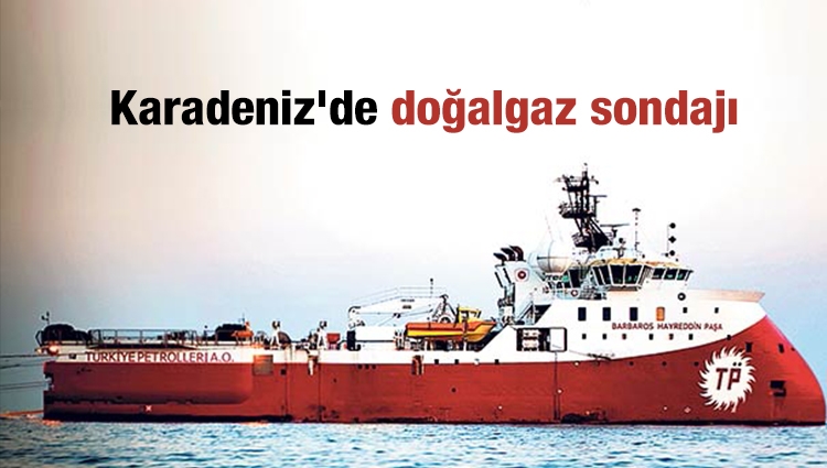 Karadeniz'de doğalgaz sondajı