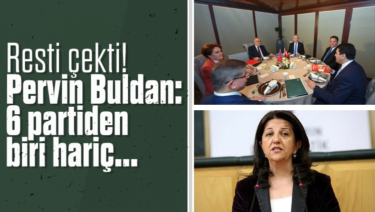 Pervin Buldan: 6 partiden biri hariç, oy toplamları HDP'nin yarısı etmez