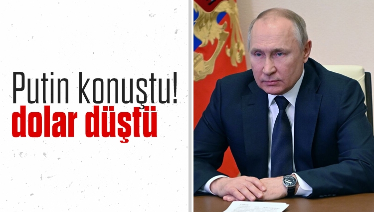 Rusya Devlet Başkanı Vladimir Putin'in müzakelerde pozitif yönde ilerlemerin olduğunu söylemesi üzerine dolar ve euroda düşüş yaşandı