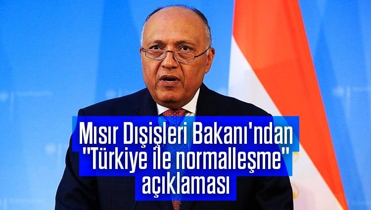 Mısır Dışişleri Bakanı'ndan "Türkiye ile normalleşme" açıklaması