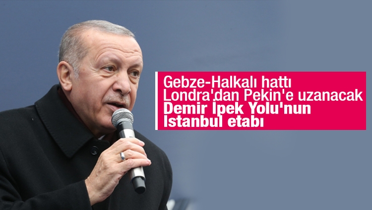 Erdoğan Gebze-Halkalı banliyö tren hattının açılış töreninde konuştu
