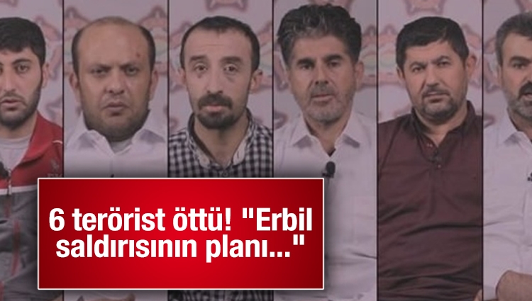 6 terörist öttü! "Erbil saldırısının planı..."