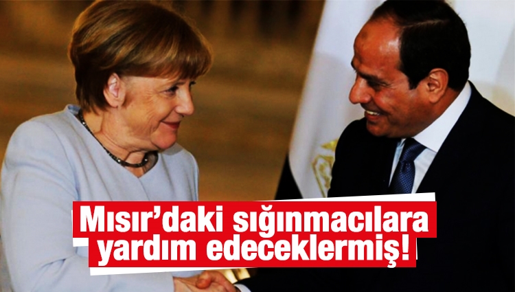 Merkel'den Sisi'ye mülteci sözü